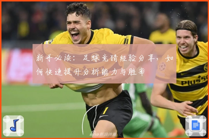 新手必读：足球竞猜经验分享，如何快速提升分析能力与胜率